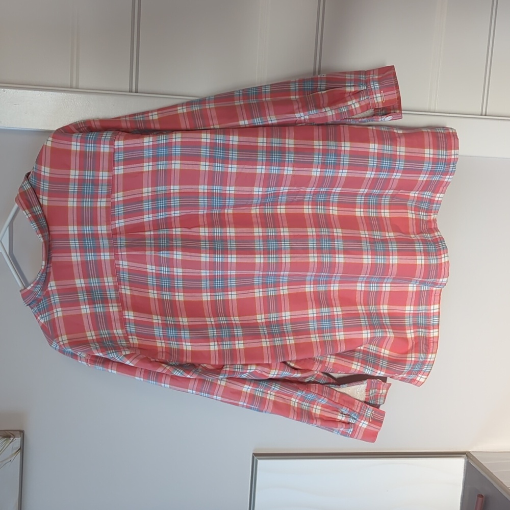 L.L Bean Sherpa Lined Plaid jacket - Picture 3 of 6